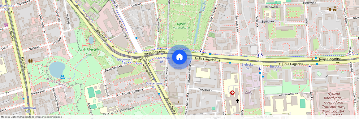 Warszawa, Żoliborz, Żoliborz, Marymont-Potok, Jurija, Gagarina