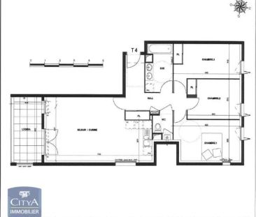 Appartement à louer 4 pièces 80.42m² - Photo 5