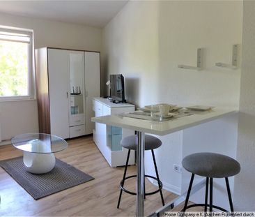 Aachen-City; Ruhiges, möbl. 1 Zi-App. mit Aussicht auf Stadtgarten - Foto 1