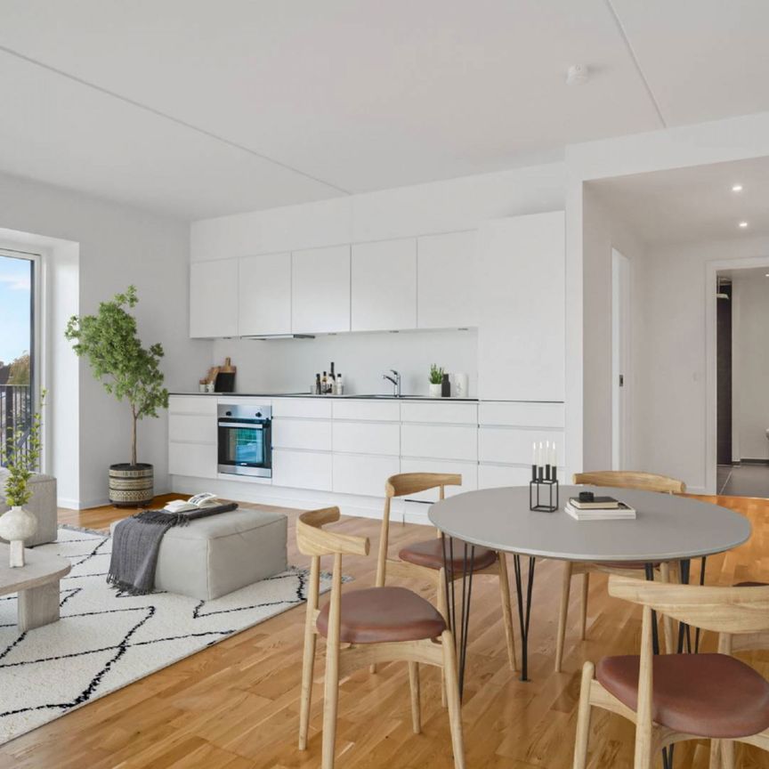 Købmandsgården-Porthuset - Lys 2 værelses lejlighed med god planløsning og altan placeret central i Bagsværd - Photo 1