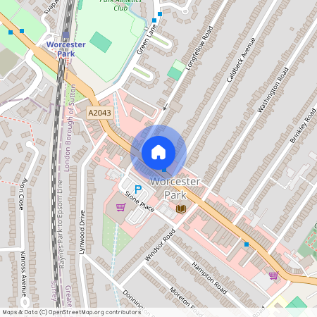 Central Road - Worcester Park, KT4 8HT, Worcester Park