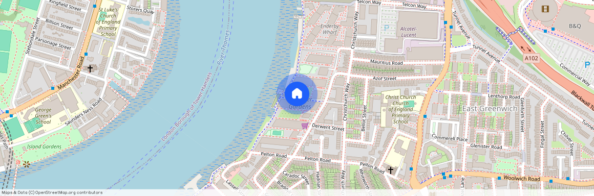 River Gardens Walk London SE10