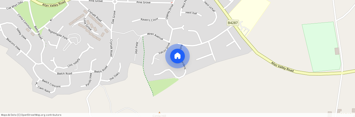 Ridgewood Gardens, Cimla, NEATH