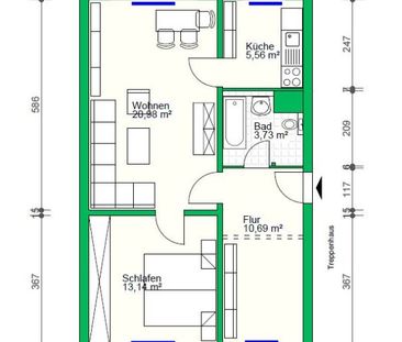 Grundrissänderung mit großer Eingangsdiele - Foto 2