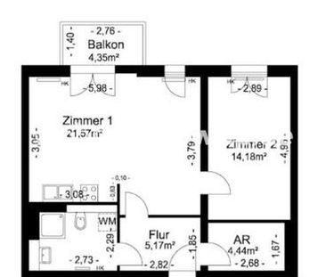 Wohnungsswap - 2 Zimmer, 59 m² - Theodor-Loos-Weg, Neukölln, Berlin - Photo 1