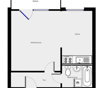 *Sicher dir 1 NKM frei bei Anmietung bis Jahresende! 1 Zimmer mit B... - Foto 1