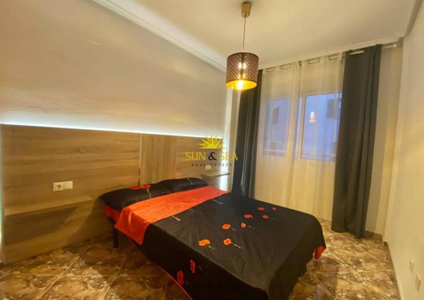 APARTMENT FOR RENT 100 METERS FROM THE BEACH IN TORREVIEJA - ALICANTE PROVINCE