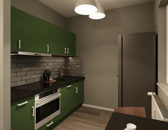 Möblierte 1-Raumwohnung mit Küche - Photo 1