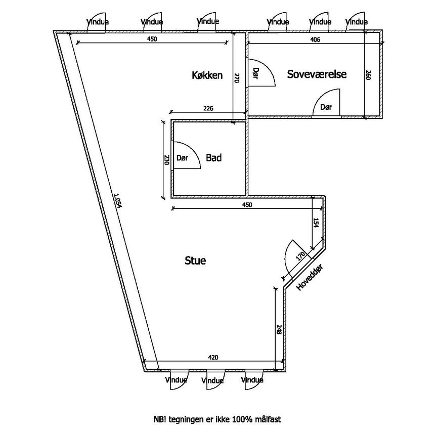 HYGGELIG 2-VÆRELSES LEJLIGHED I SINDAL CENTRUM - Photo 1