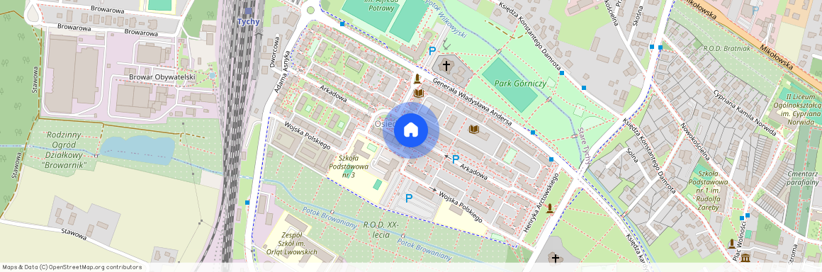 ul. Arkadowa, Osiedle Anna, Tychy, śląskie