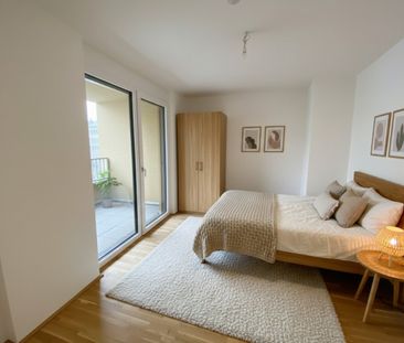 2-Zimmer Erstbezug mit ostseitiger Loggia – Gudrunstraße 120 - Photo 2