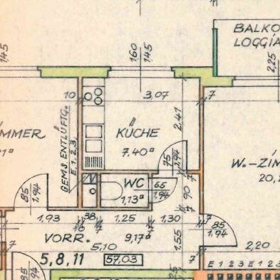Sehr gut geschnittene Zweizimmer-Wohnung mit Balkon und Garagenplatz - Zentrale, ruhige Lage - Foto 1