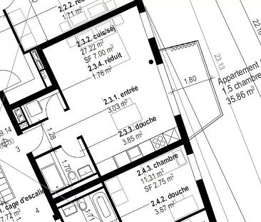Appartement de 1,5 pièce dans une construction Minergie (2020) - Foto 1