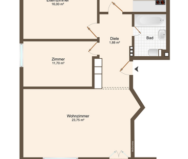 3.5-ZIMMERWOHNUNG IM HOCHPARTERRE MIT SICHT AUF DEN ZÜRISEE - Photo 3