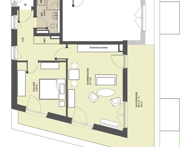 Helle Neubauwohnung mit Dachterrasse zur Miete in Hamburg-Schnelsen-Wentzel Dr. - Foto 1