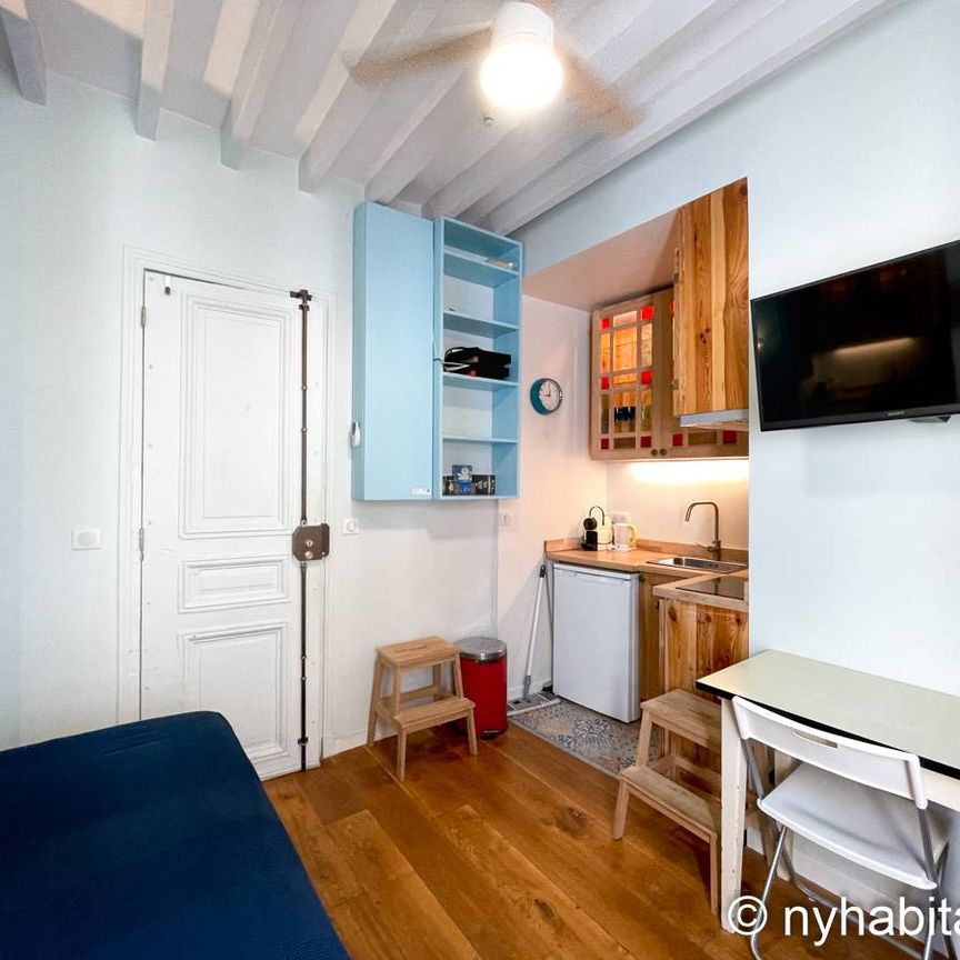 Logement à Paris, Location meublée - Studio T1 - Le Marais (PA-3361) - Photo 1