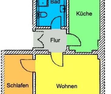 Meißen! Wohnung mit großem Balkon und Wohnküche in ruhiger Lage! - Photo 1