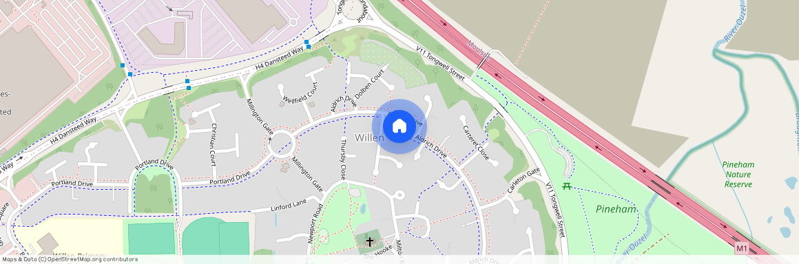 Aldrich Drive, Willen