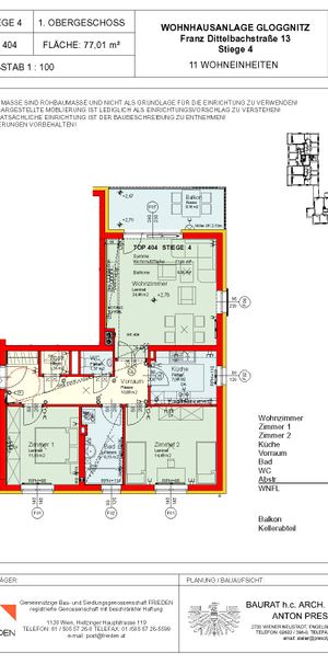 2640 Gloggnitz, Franz Dittelbachstraße 13/Stg 4 - Photo 2
