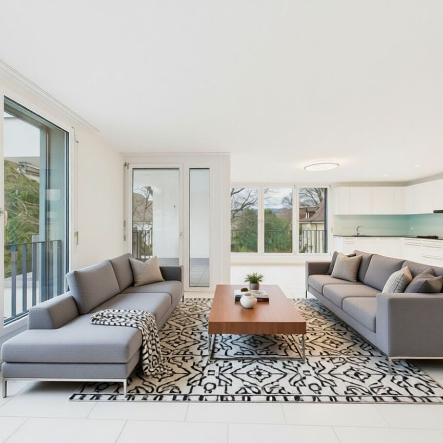 Bright rooms, quiet location 3.5-room apartment with balcony - Photo 1