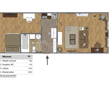 Pronájem bytu 2+kk 50 m2 - Photo 1
