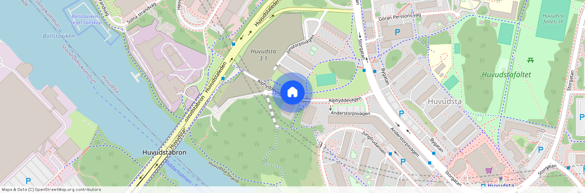 Alphyddevägen, Solna