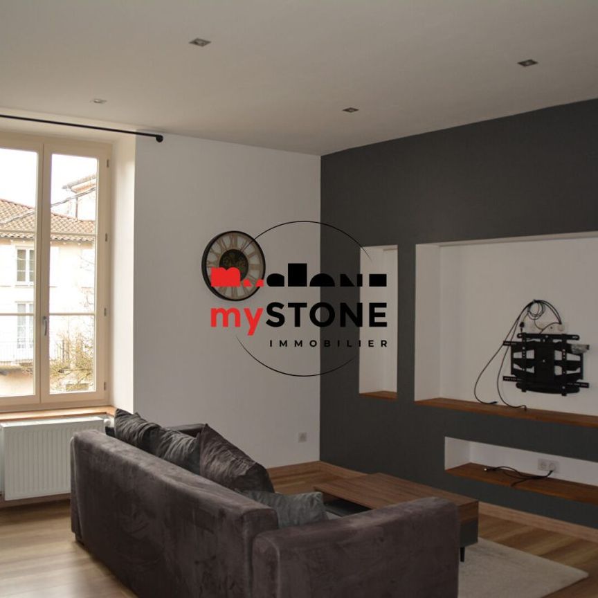 CHATILLON SUR CHALARONNE – A LOUER – T2 ENTIEREMENT MEUBLÉ - Photo 1