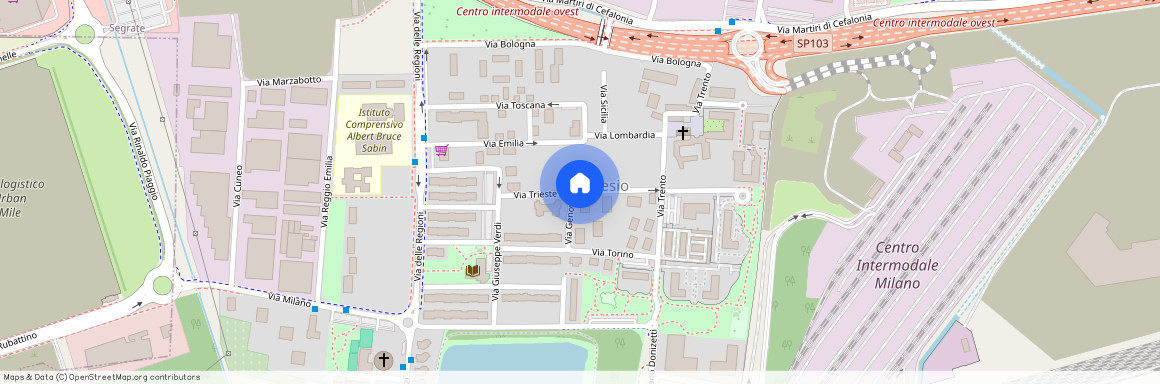 Via Trieste, Segrate, Lombardy 20054