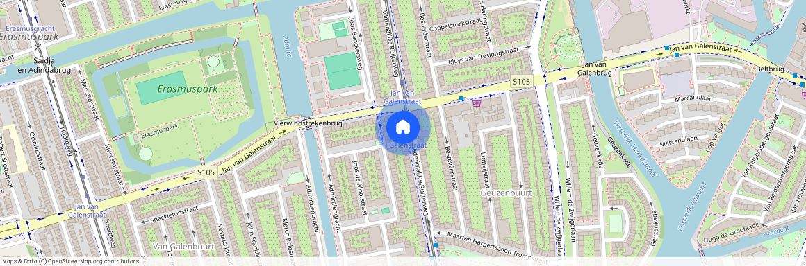 Admiraal De Ruijterweg 153-H, Pieter van der Doesbuurt, 1056GA, Amsterdam