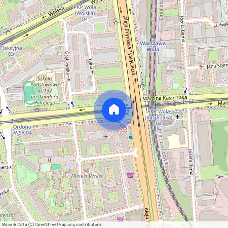 ul. Marcina Kasprzaka, Odolany, Wola, Warszawa, mazowieckie