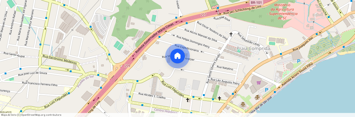 Rua Maria Helena Kretzer, 625, Praia Comprida - São José