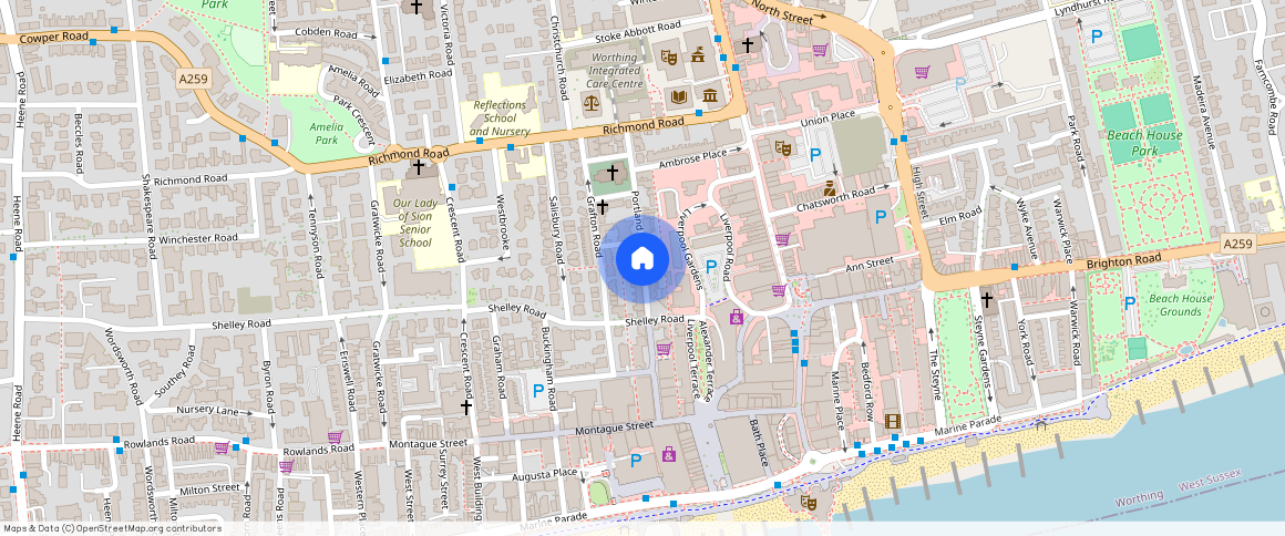 Portland Road, Worthing, BN11