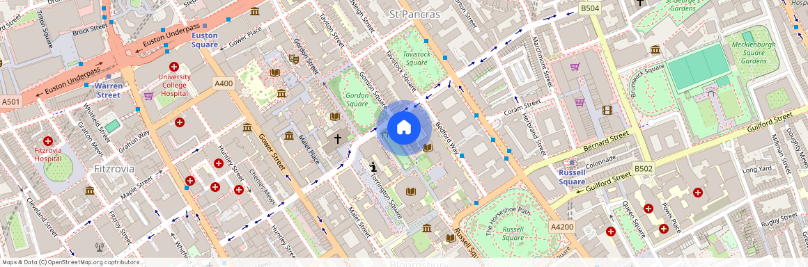 Woburn Square, Bloombury, WC1H