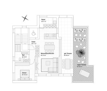 Exklusive 2.5 Zimmer Attika-Wohnung zu vermieten - Foto 5