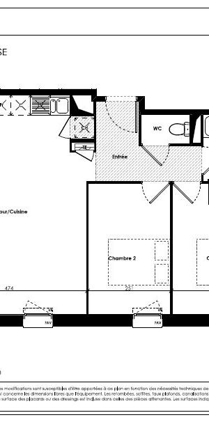 Appartement 3 pièces - Photo 1