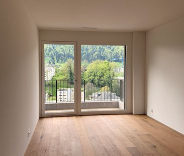 Moderne 3.5-Zimmer-Attikawohnung mit Bergblick in Obernau - Foto 2