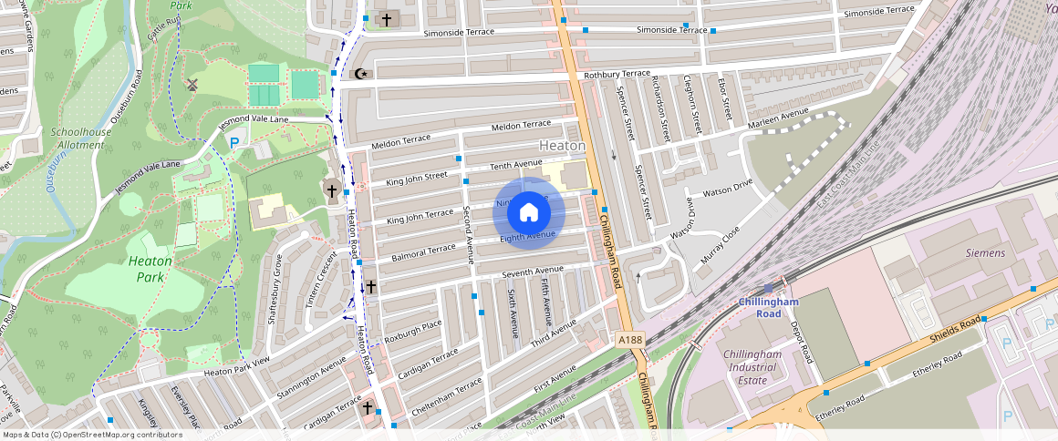 Eighth Avenue, Heaton, Newcastle upon Tyne, Tyne and Wear, NE6 5YB