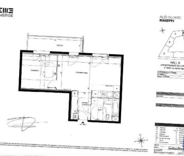 Appartement à louer 2 pièces 45.35m² - Photo 1