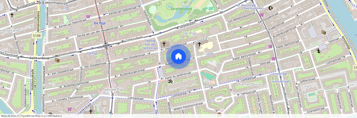 Rustenburgerstraat 276-1, Van der Helstpleinbuurt, 1073GL, Amsterdam