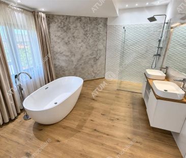 De inchiriat casa ultramoderna cu 4 camere 3 bai si dressing 170 mp utili in Sibiu - Photo 4