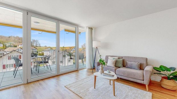 Wohlfühloase in Schmitten 3.5-Zimmerwohnung! - Photo 1