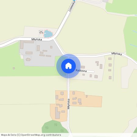 ul. Młyńska, Lisewo, Krokowa, pucki, pomorskie