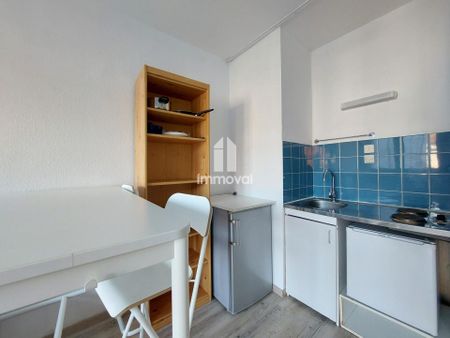 KRUTENAU - STUDIO MEUBLE AVEC BALCON - 18.48m² - Photo 3