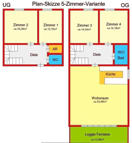 Wunderschöne Maisonette-Wohnung mit 5 Zimmer, sonnigem Balkon und traumhaften Ausblick in Grazer Bestbezirk Waltendorf – Provisionsfrei! - Photo 4