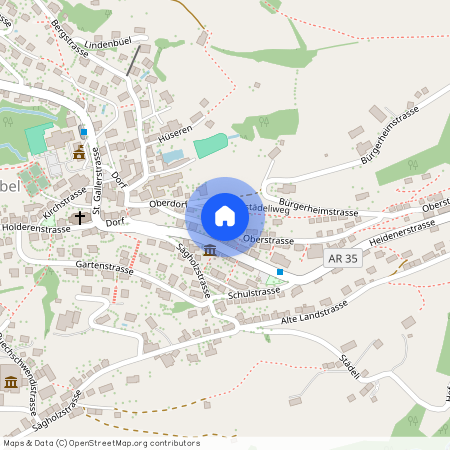 9038, Rehetobel, Oberstrasse, 3