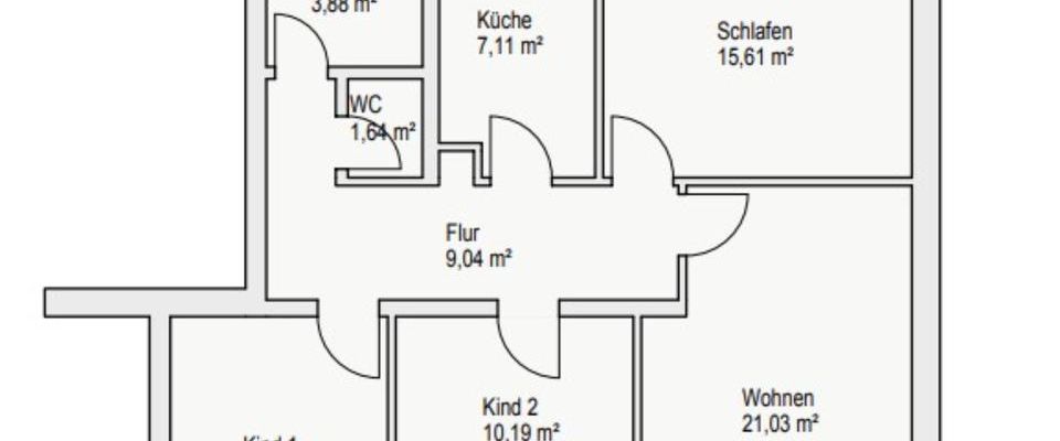 Hannover- 4 Zimmer Wohnung - Foto 1