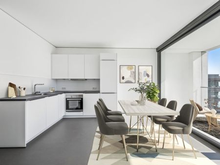 Modern Living at The Colonnades – Exklusives 3-Zimmer-Apartment mit zwei Loggien und Einbauküche - Photo 4