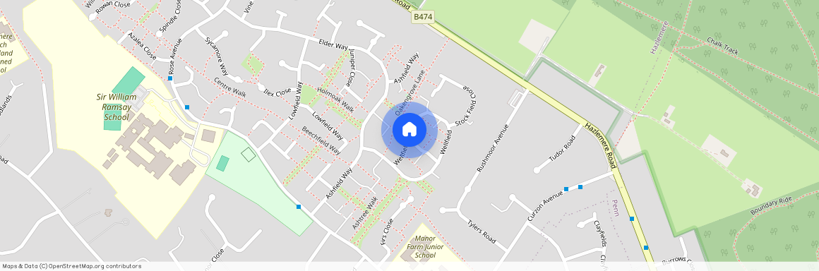 Wellfield, Hazlemere, High Wycombe, Buckinghamshire, HP15 7TJ