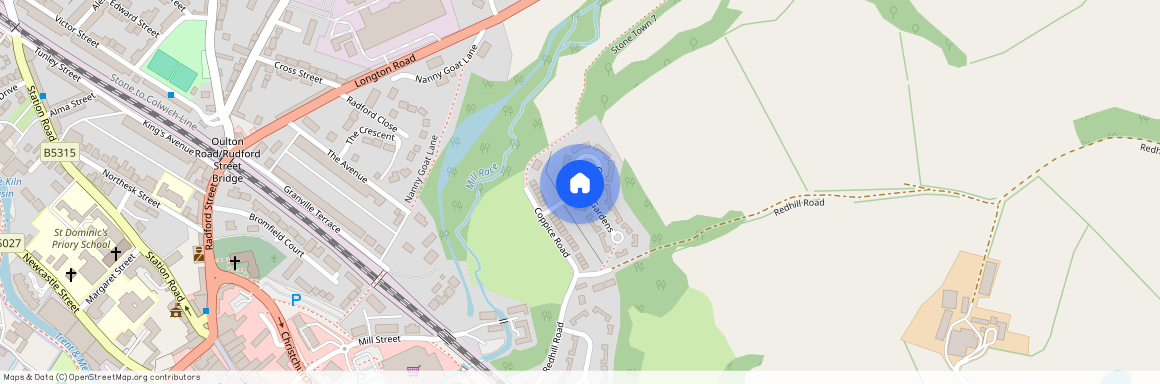 Coppice Gardens, Stone