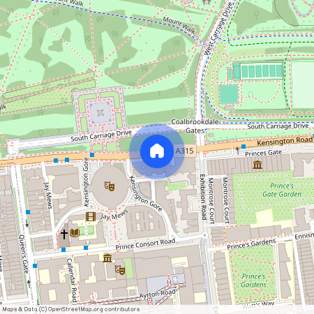 Albert Hall Mansions, Kensington Gore, London, SW7